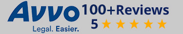 Avvo 100+ Reviews | 5 Stars | Legal. Easier.
